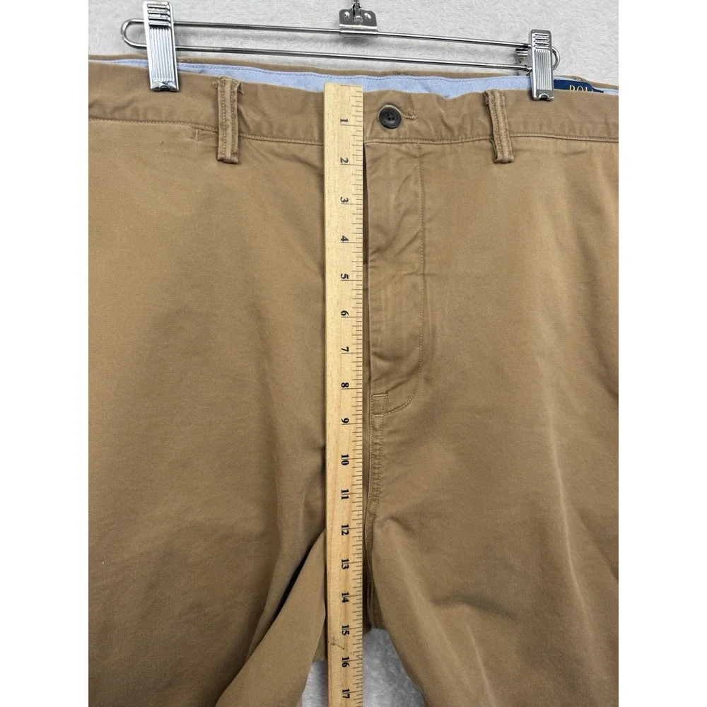 Polo Ralph Lauren Stretch Classic Fit Chino Shorts Men's 42 Khaki Preppy Golf